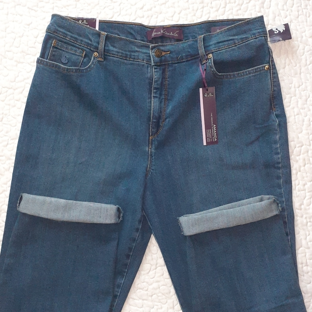 NWT AMANDA the original slimming classic rise jean